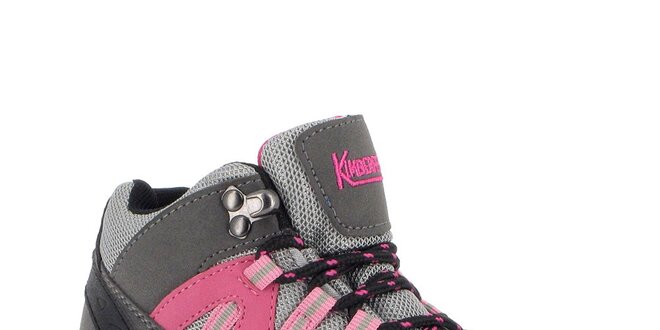 Dámske ružové outdoorové topánky Kimberfeel