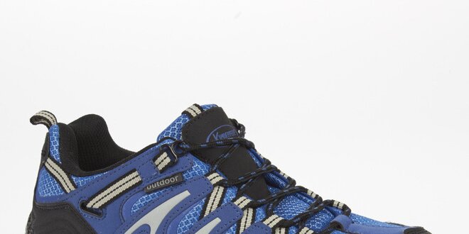 Pánske nízke modré outdoorové topánky Kimberfeel