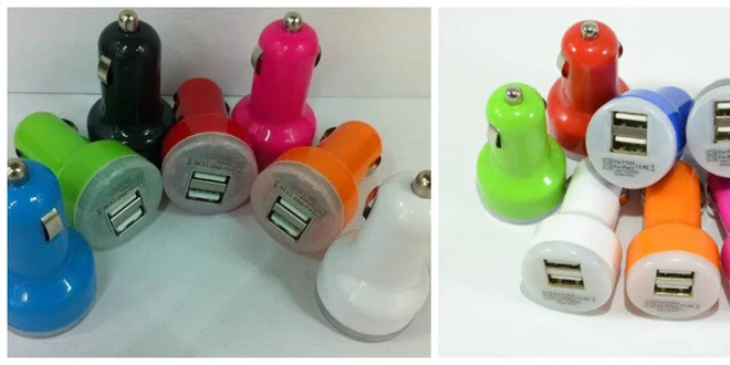 Univerzálna mini Dual USB autonabíjačka