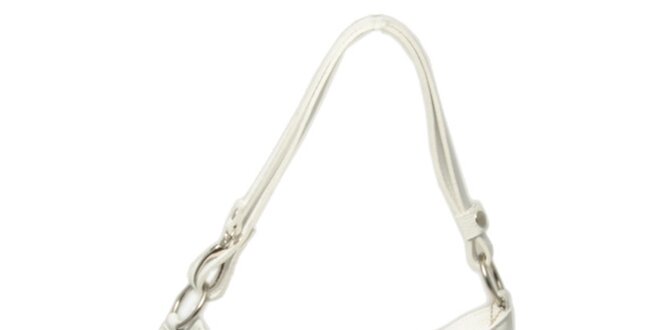 Dámska biela kabelka s jedným uchom Leonardo Farnesi