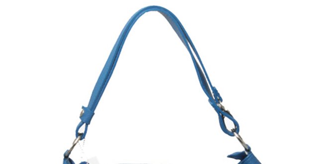 Dámska modrá kabelka s jedným uchom Leonardo Farnesi