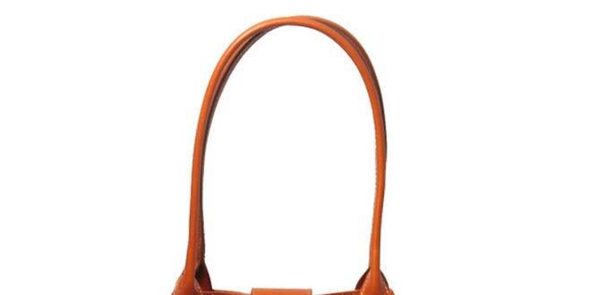 Dámska koňaková kabelka so zámčekom Leonardo Farnesi