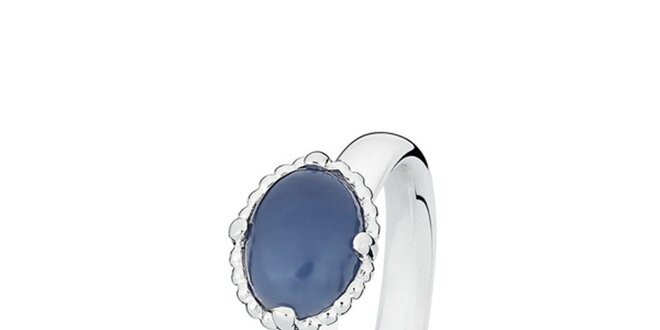 Dámsky prsteň s modrým kamienkom Spinning