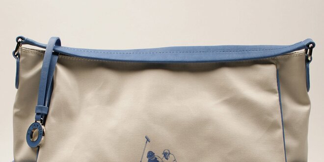 Dámska kabelka s modrými lemami U.S. Polo