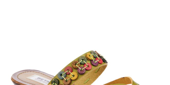 Dámske remienkové sandále Betsy s farebnými ozdobami