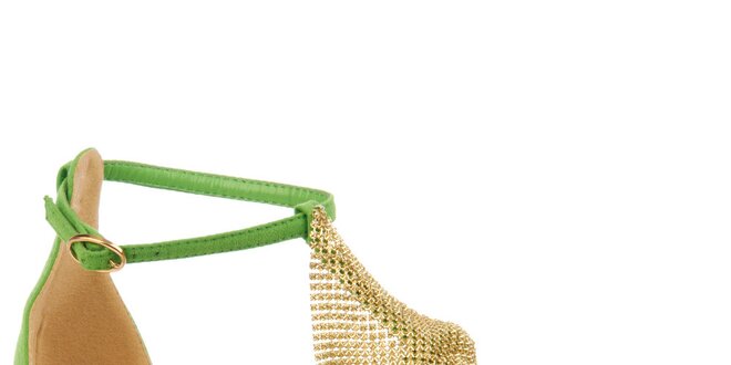 Dámske zelené sandále Betsy