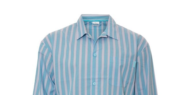 Pánska pyžamová košeľa Calvin Klein vo svetlo modrej farbe