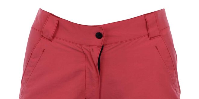 Dámske červenoružové športové šortky Hannah