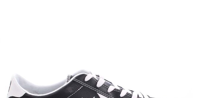 Pánske čierno-biele nízke topánky Converse