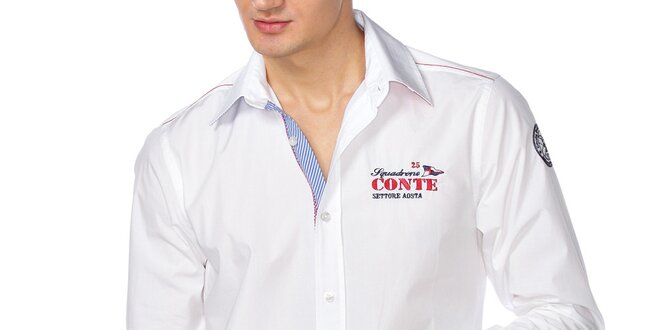Pánska biela košeľa M. Conte