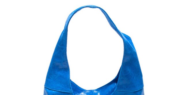 Dámska modrá kabelka s jedným uchom Mangotti