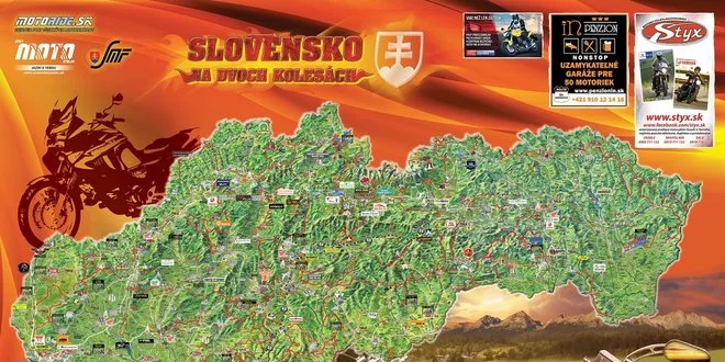 Hľadáte super darček pre motorkára? - SLOVENSKO NA MOTORKE je to pravé !