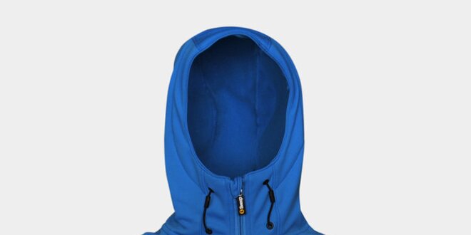 Dámska svetlo modrá softshellová bunda Sweep s kapucou