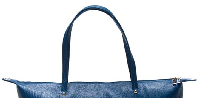 Dámska tmavo modrá kabelka s dlhšími pútkami Luisa Vannini