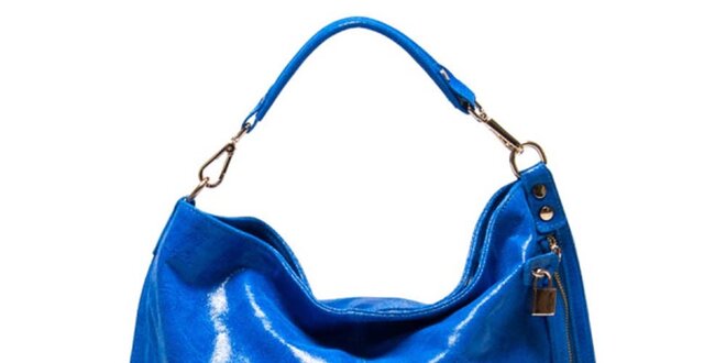 Dámska modrá kabelka s jedným uchom Luisa Vannini