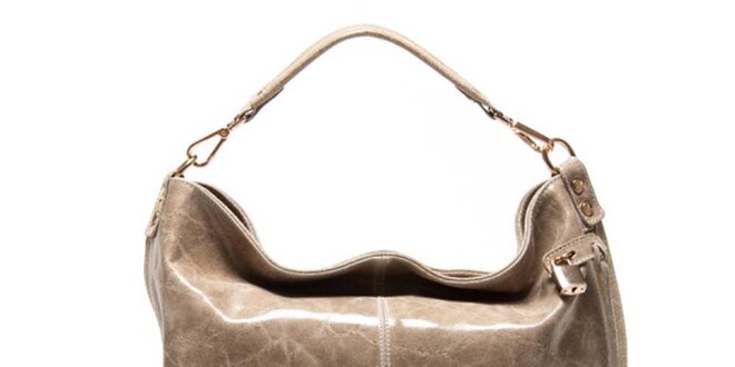Dámska béžová kabelka s jedným uchom Luisa Vannini