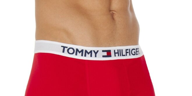 Pánske červené boxerky Tommy Hilfiger