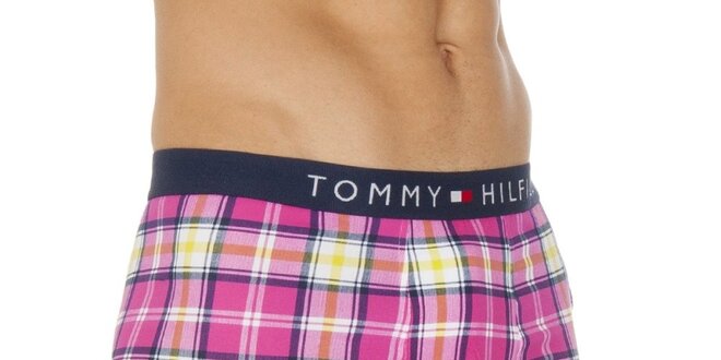 Pánske farebné kárované boxerky Tommy Hilfiger