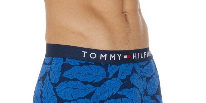 Pánske modré boxerky s pierkami Tommy Hilfiger
