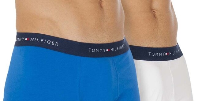 Set modrých a bielych boxeriek Tommy Hilfiger