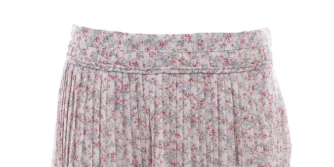 Dámska plisovaná sukňa s kvetinovým vzorom Timeout