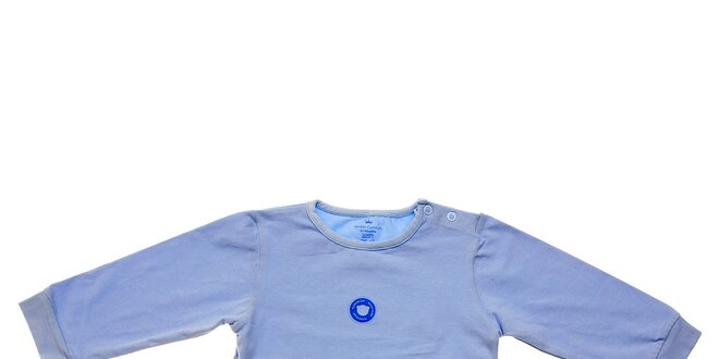 Modré kojenecké tričko Lullaby s medvedíkom