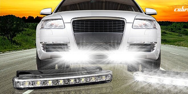 LED svetlá na denné svietenie pre autá