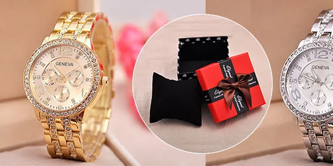 Hodinky s kryštálmi Swarovski Elements