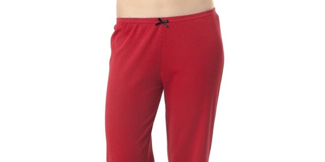 Dámske červené pyžamové nohavice Vive Maria