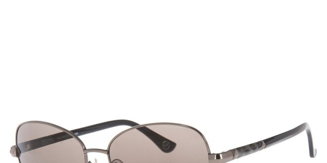Dámske kovové oválne slnečné okuliare v striebornom prevedení Michael Kors