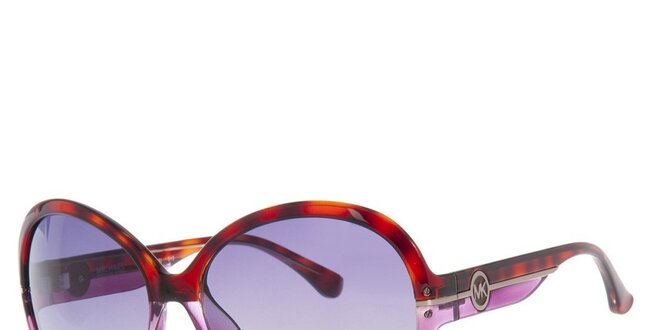 Dámske fialovo-žíhané slnečné okuliare Michael Kors