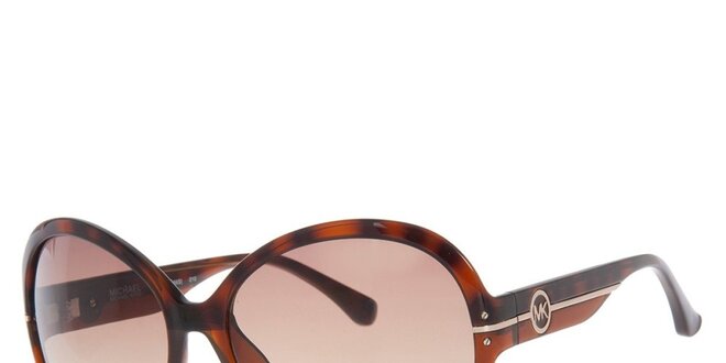 Dámske hnedo-žíhané slnečné okuliare Michael Kors