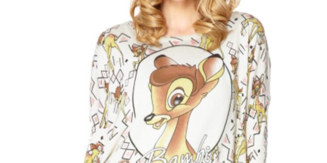 Dámsky dlhý sveter s Bambi Miss Jolie