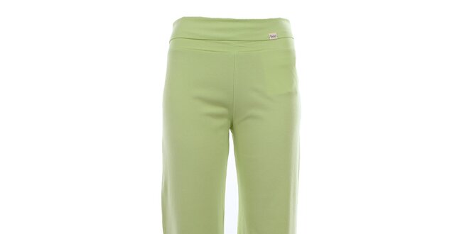 Dámske limetkovo zelené športové nohavice YU Feelwear