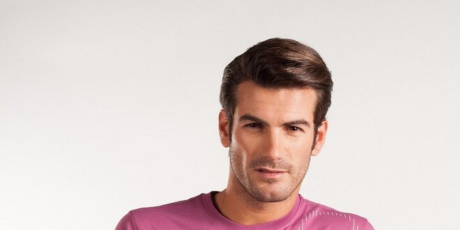 Pánske ružové tričko Calvin Klein
