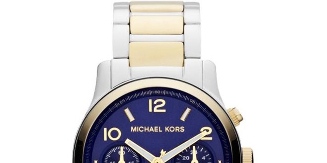 Dámske analógové hodinky s modrým ciferníkom Michael Kors