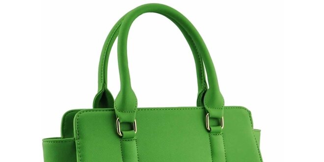 Dámska žiarivo zelená kabelka Nubiz