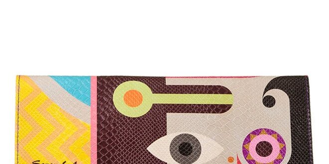 Dámska listová kabelka s farebnou potlačou Seven LA