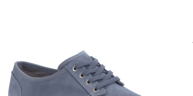 Pánske modré semišové topánky Clarks