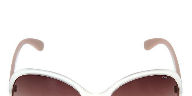 Dámske slnečné okuliare s béžovými stranicami Fila