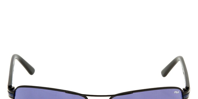 Pánske slnečné okuliare s modrým prúžkom na straniciach Fila