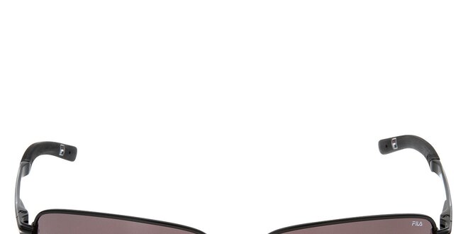 Pánske čierne slnečné okuliare s hnedými sklami Fila