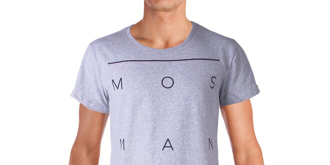 Pánske šedé tričko Mosmann