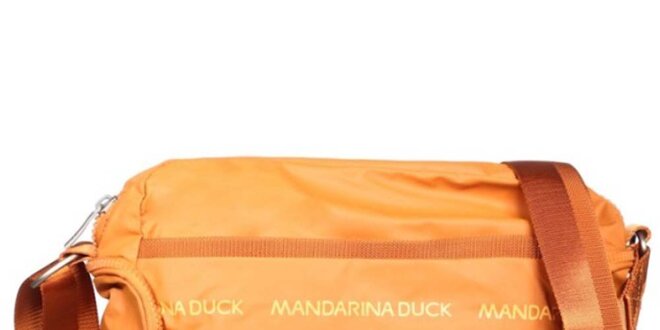 Dámska oranžová taška cez rameno Mandarina Duck