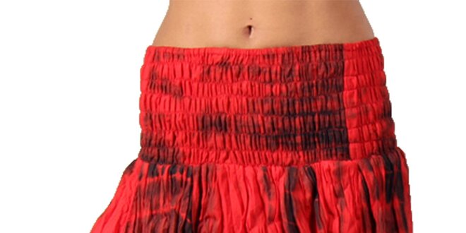 Dámska červená batikovaná sukňa Aller Simplement