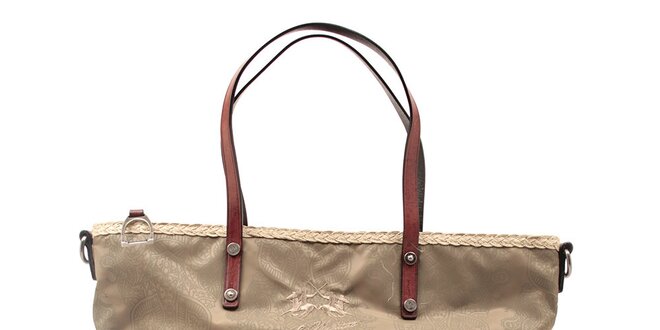 Dámska kabelka s ozdobným lemom La Martina