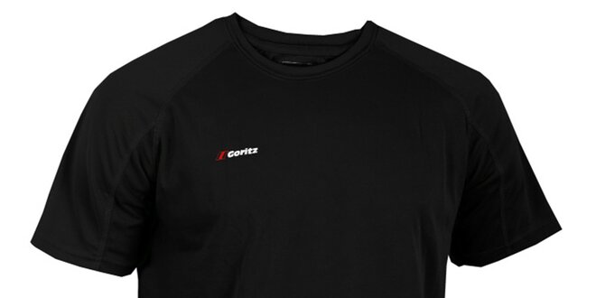 Pánske čierne technické tričko Goritz