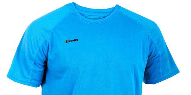 Pánske svetlo modré technické tričko Goritz