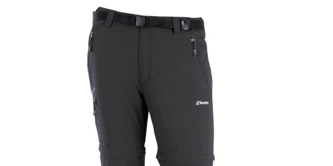Pánske šedé nohavice s odnímateľnými nohavicami Goritz