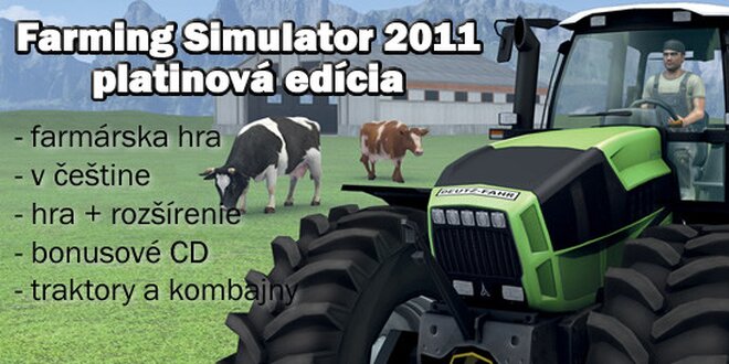 PC hra Farming Simulator 2011 (Platinová edícia)